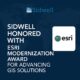 Sidwell Honored with Esri Modernization Award for Advancing GIS Solutions